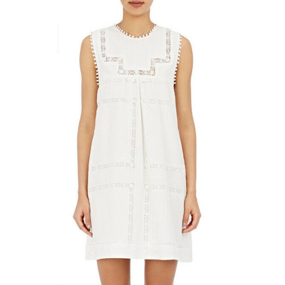 NEW SEA volie white dress size 2